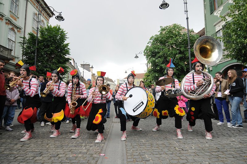 Playing at the International Kids Festival in Bucharest, Romania