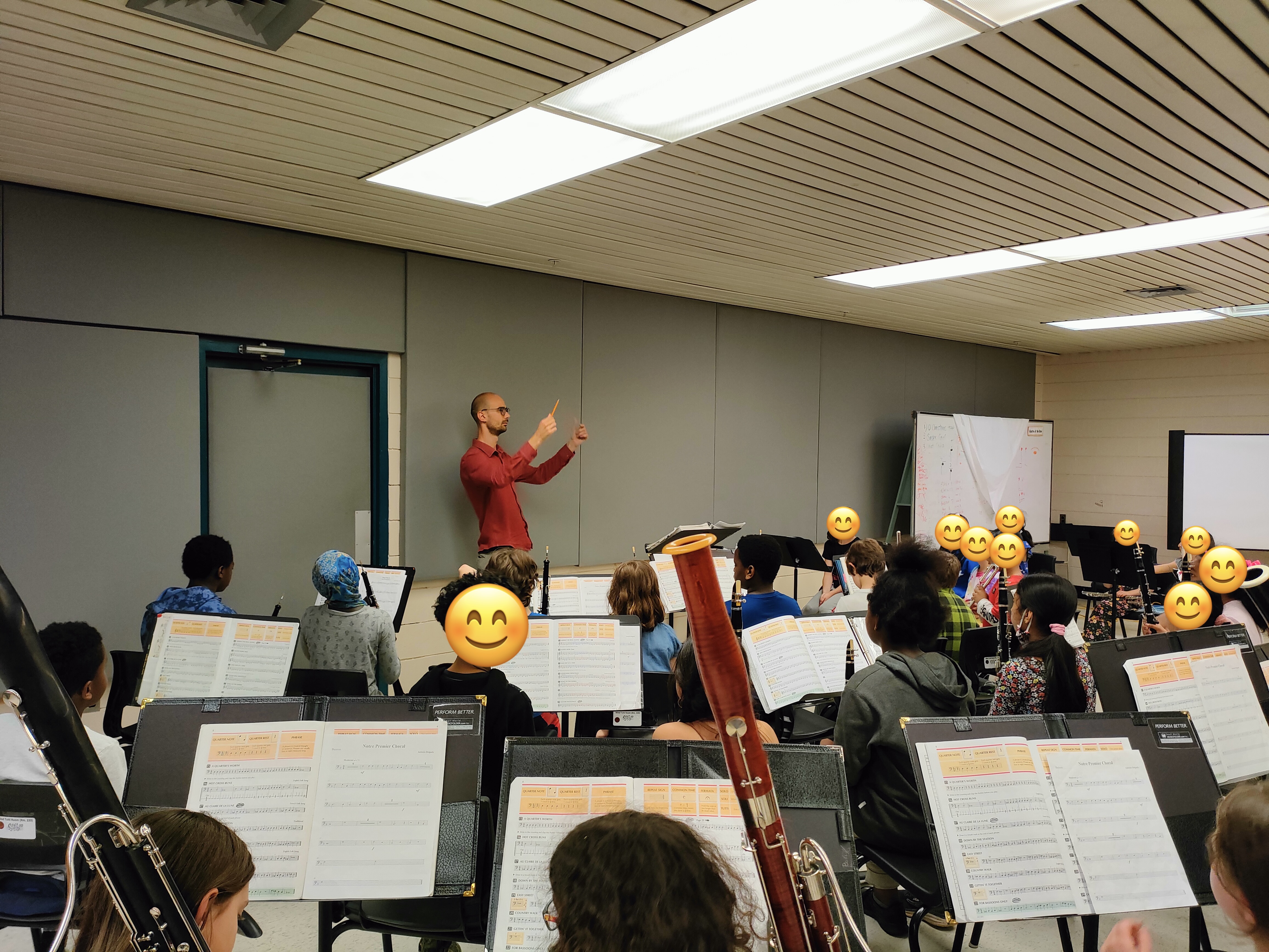 Conducting the Youth Orchestra in Sistema New Brunswick, Moncton