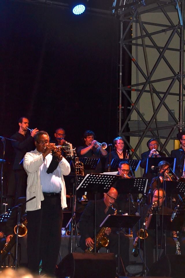 Playing with the Big Borgo Band featuring Jon Faddis